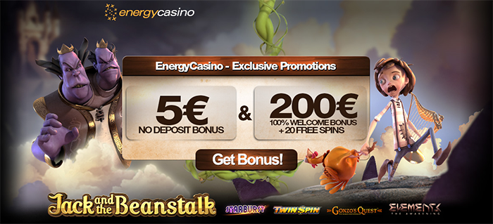 Energy Casino geen storting bonus