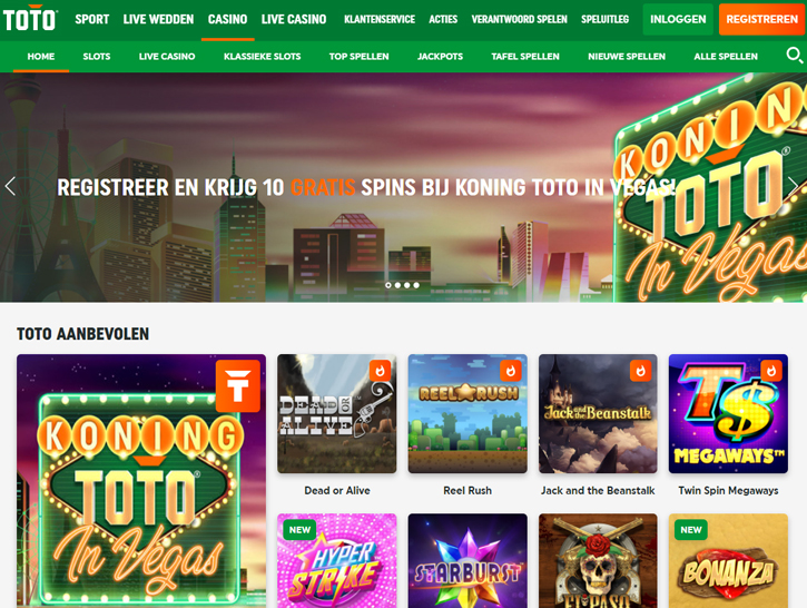 Spellen van Toto Casino in 2023