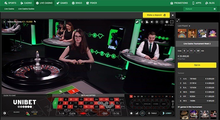 Met echt geld live roulette online spelen