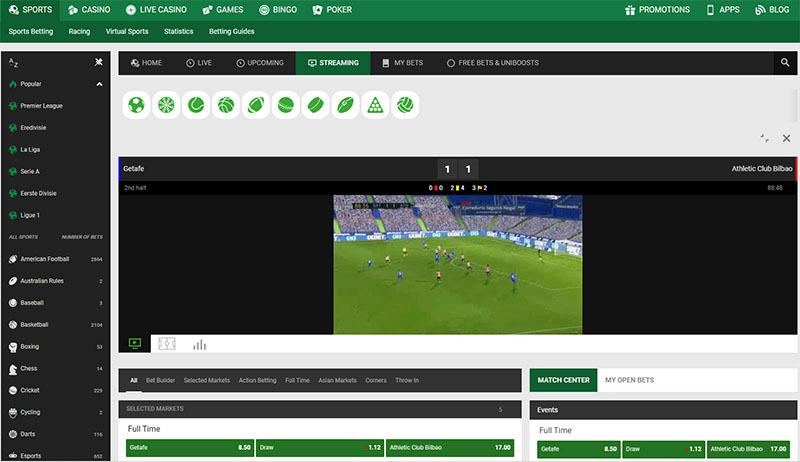 Gratis live voetbal kijken via een bookmaker