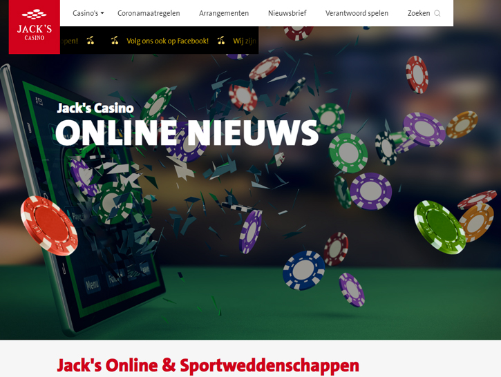 Website Jack's Casino & Sports